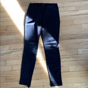 Theory navy straight leg pants